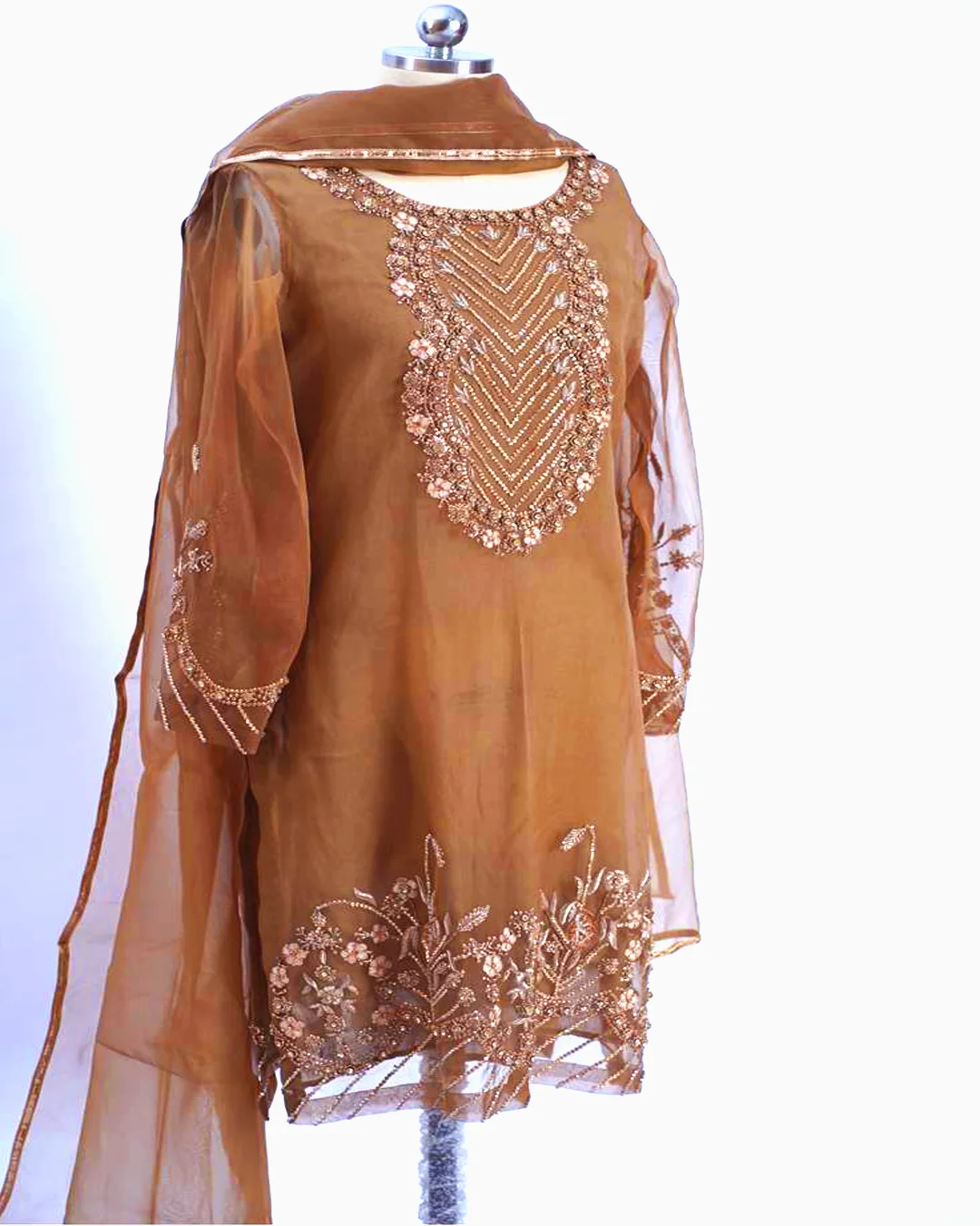 Dabka Work Designer Suits Pakistan 2024