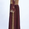Long frock with classy embroidery in Pakistan