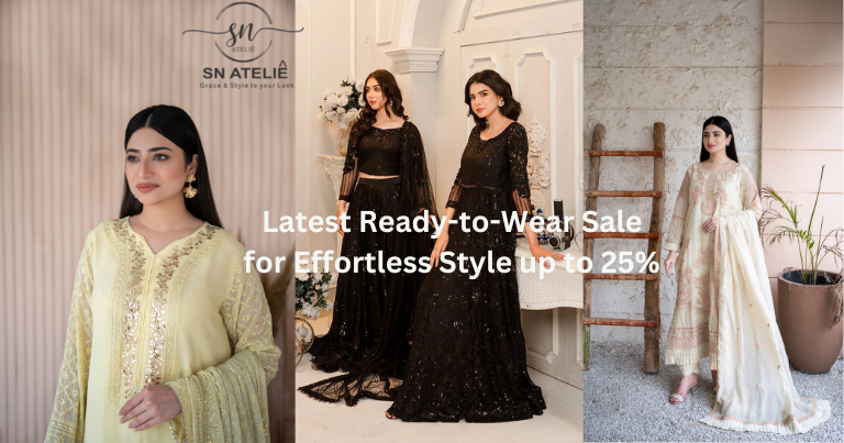 Latest Ready-to-Wear Sale for Effortless Style up to 25%